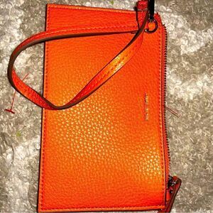 Anne Klein Orange Leather Wallet